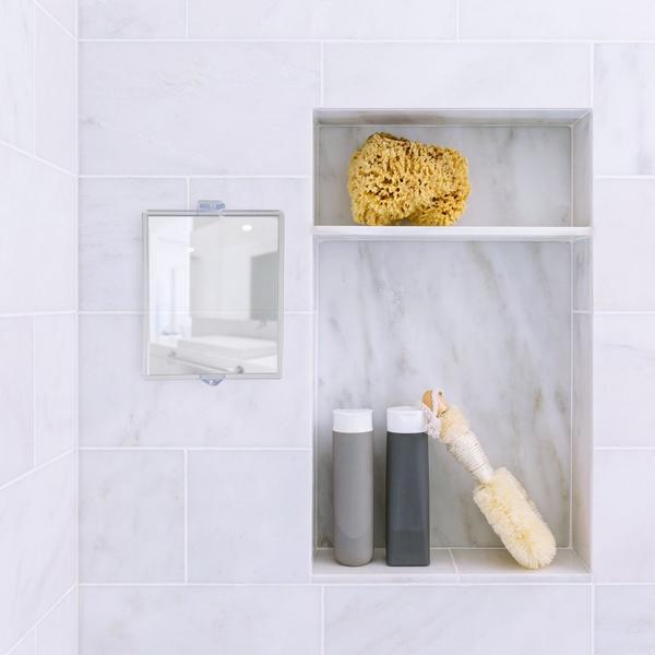 Zadro Swivel Fogless Shower Mirror with 2X & Suction Cup #6