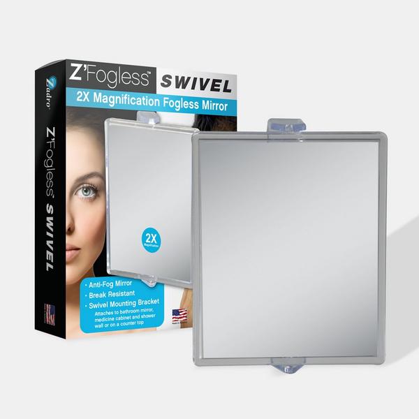 Zadro Swivel Fogless Shower Mirror with 2X & Suction Cup #7
