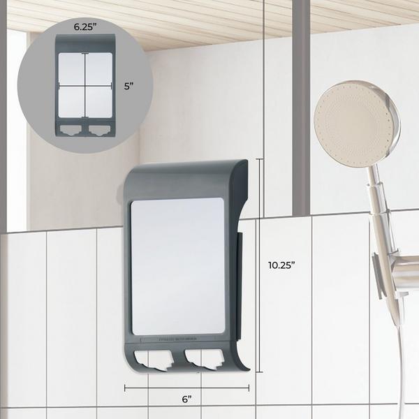 Zadro Fogless Shower Mirror with Razor Holder & Squeegee #3