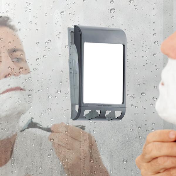 Zadro Fogless Shower Mirror with Razor Holder & Squeegee #4