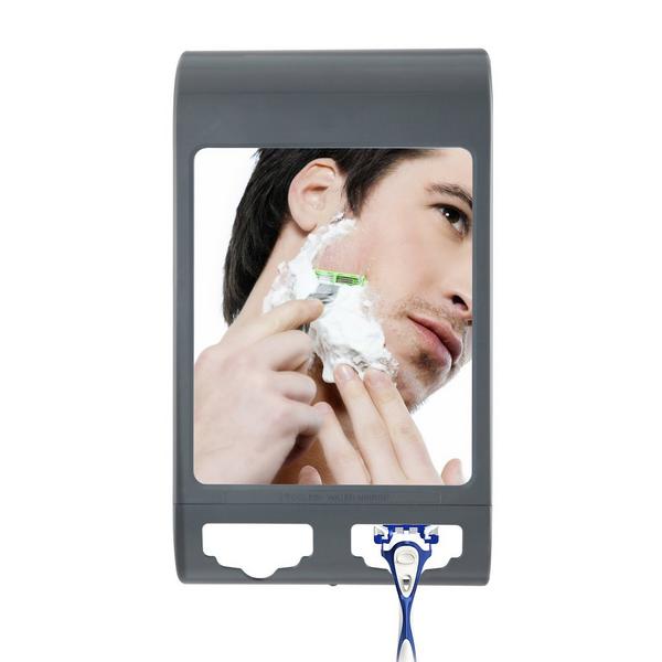 Zadro Fogless Shower Mirror with Razor Holder & Squeegee #8