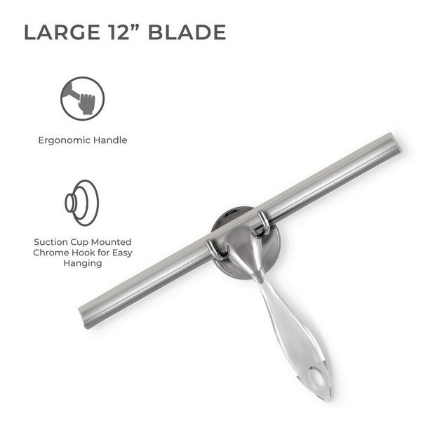 Zadro Shower Squeegee with Wall Mount Bracket #3