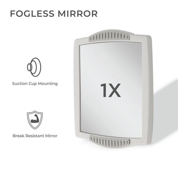 Zadro Fogless Clip-On Shower Mirror with Suction Cup #3
