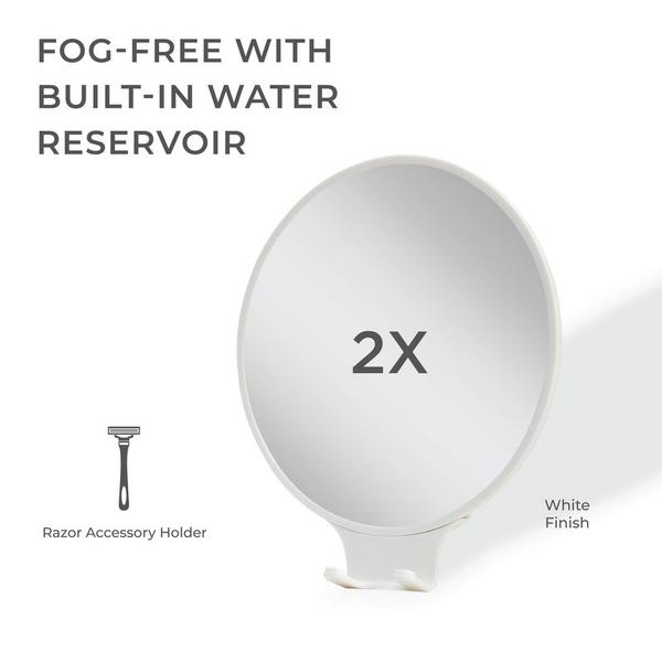 Zadro Fogless Shaving Mirror with 2X Magnification, Razor Holder #4