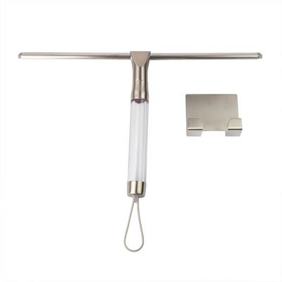 Zadro Shower Squeegee with Hanging Loop and Wall Mount