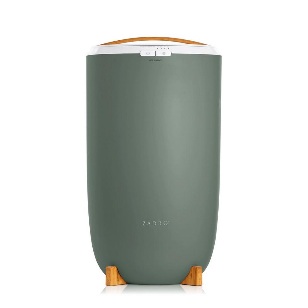 Zadro Bucket Towel Warmer - Bamboo/dark Green