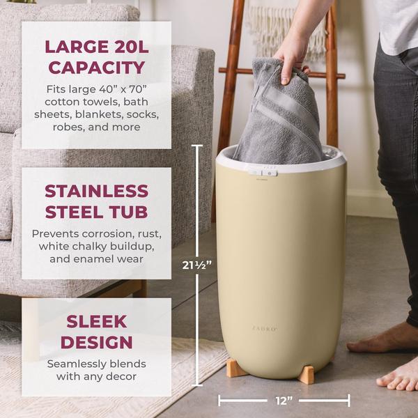 Zadro Towel Warmer with Aromatherapy Diffuser & Essential Oil #3