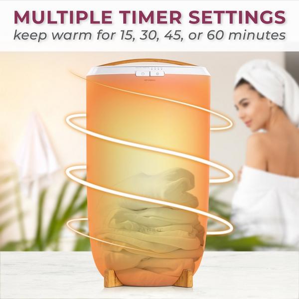 Zadro Towel Warmer with Aromatherapy Diffuser & Essential Oil #4