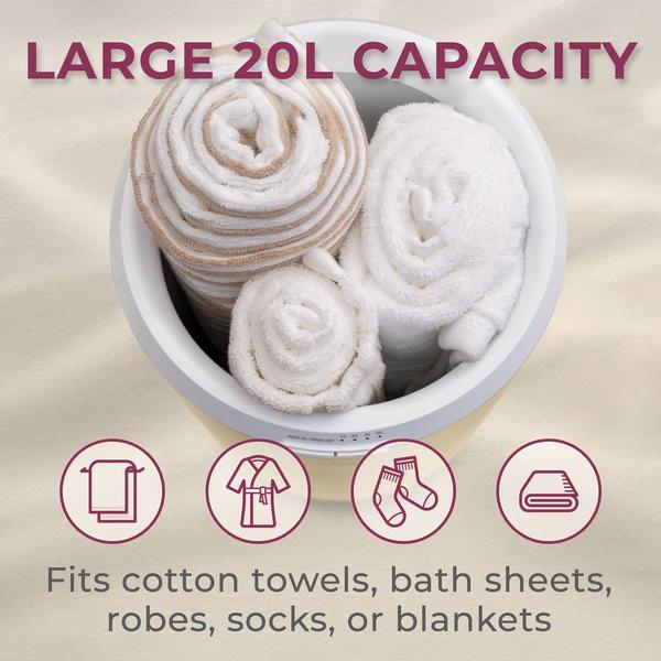 Zadro Towel Warmer with Aromatherapy Diffuser & Essential Oil #5