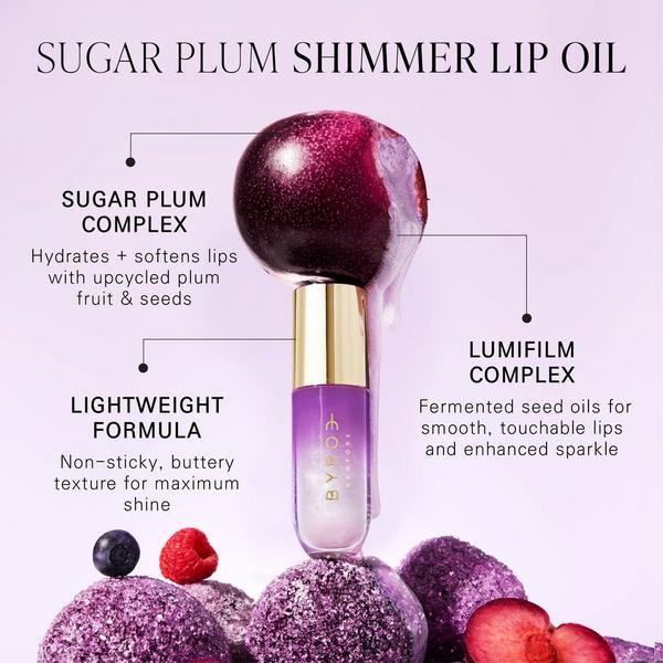 BYROE Sugar Plum Shimmering Lip Oil #3