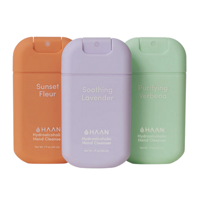 HAAN Hydrating Hand Cleansing Spray Aloe Vera, Set of 3