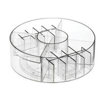 Rotating Makeup Organizer with Dividers