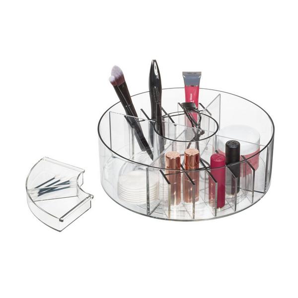 iDesign Rotating Makeup Organizer with Dividers #4