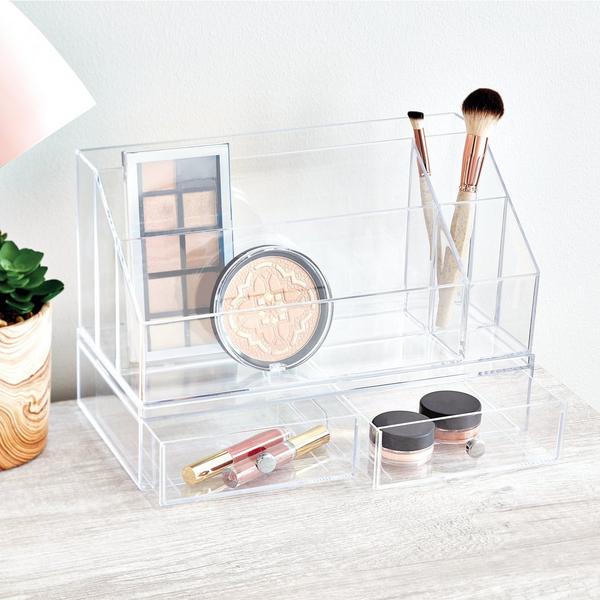 iDesign 5-Section Countertop Makeup Organizer #6