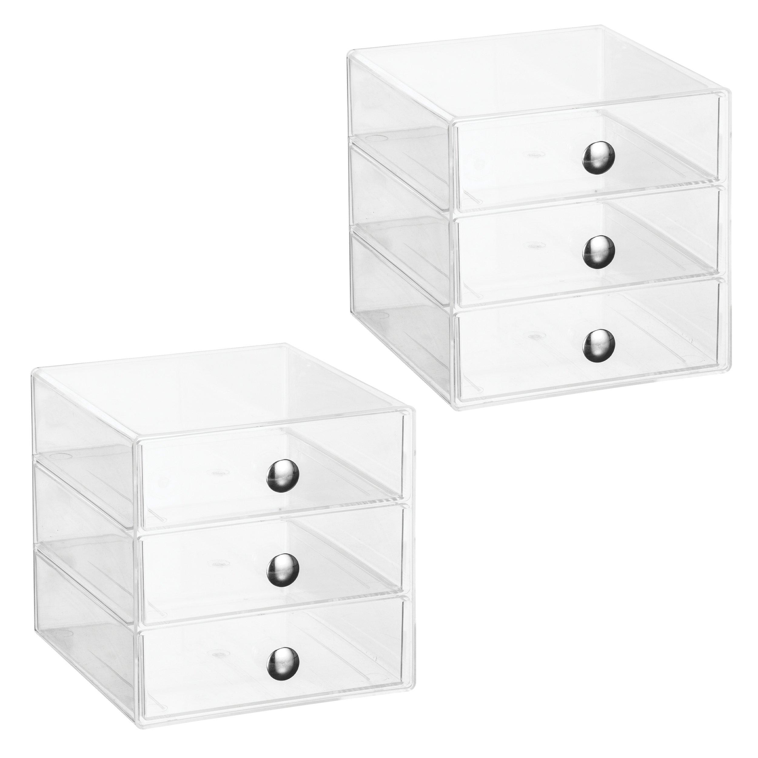 iDesign Stackable 3-Drawer Vanity Makeup Organizer #1