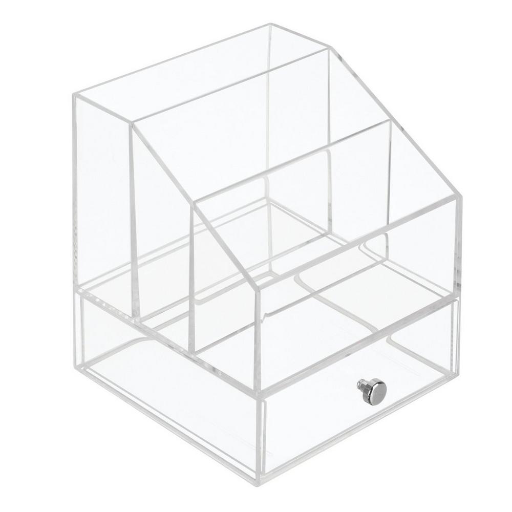 Idesign Cosmetic Palette Organizer With Drawer For Vanity Or Cabinet
