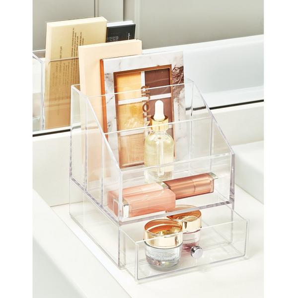 iDesign Cosmetic Palette Organizer with Drawer for Vanity or Cabinet #5