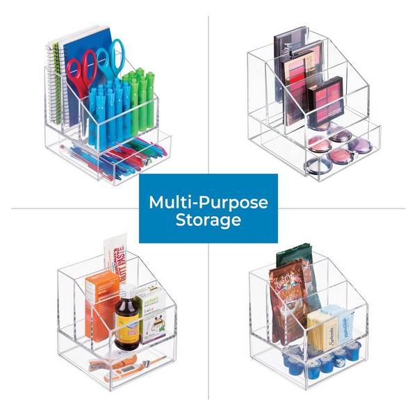 iDesign Cosmetic Palette Organizer with Drawer for Vanity or Cabinet #8