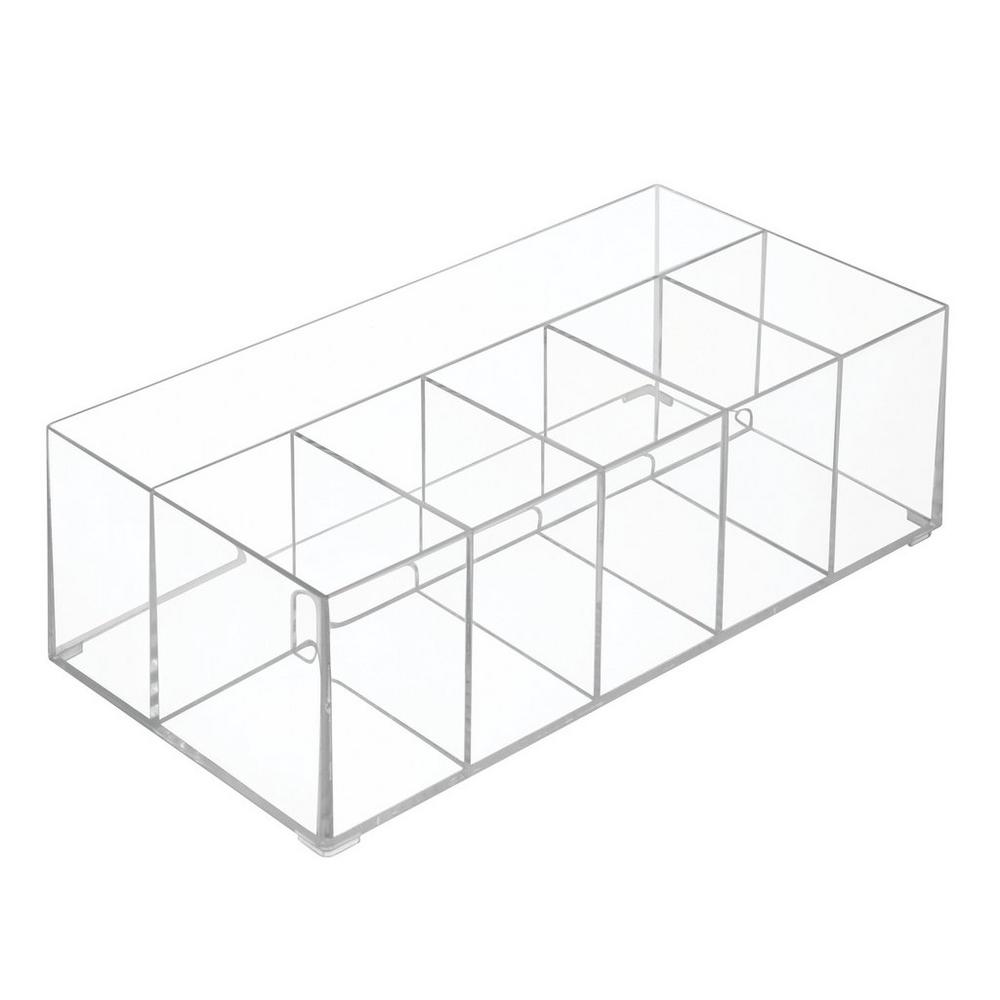 Idesign 6-section Countertop Makeup Organizer