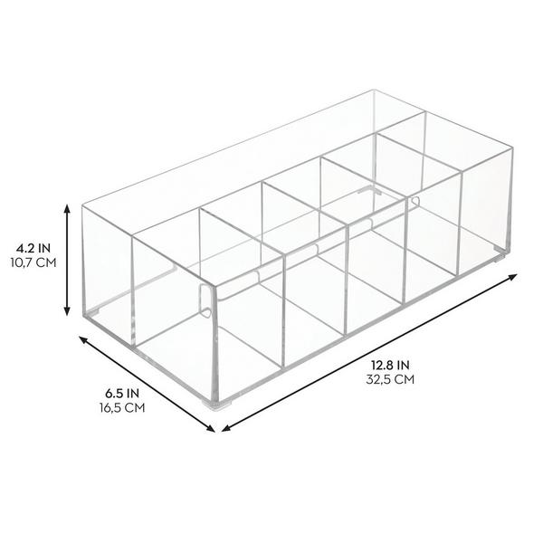 iDesign 6-Section Countertop Makeup Organizer #2