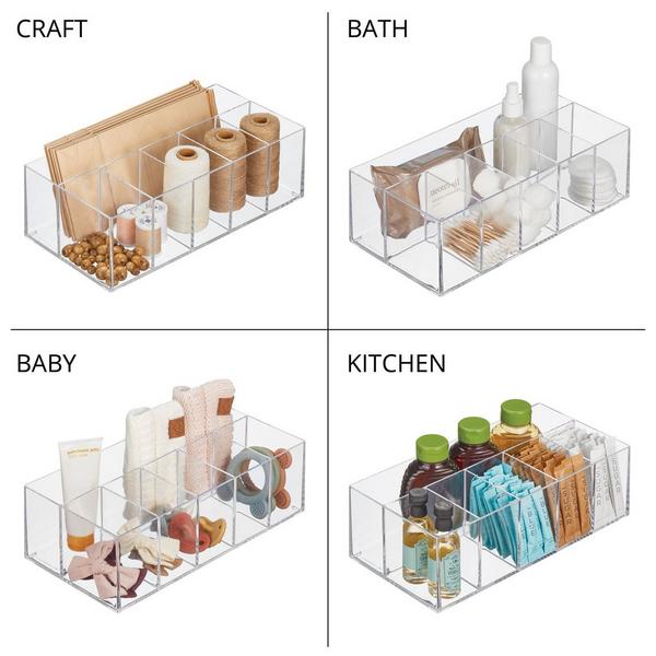 iDesign 6-Section Countertop Makeup Organizer #6