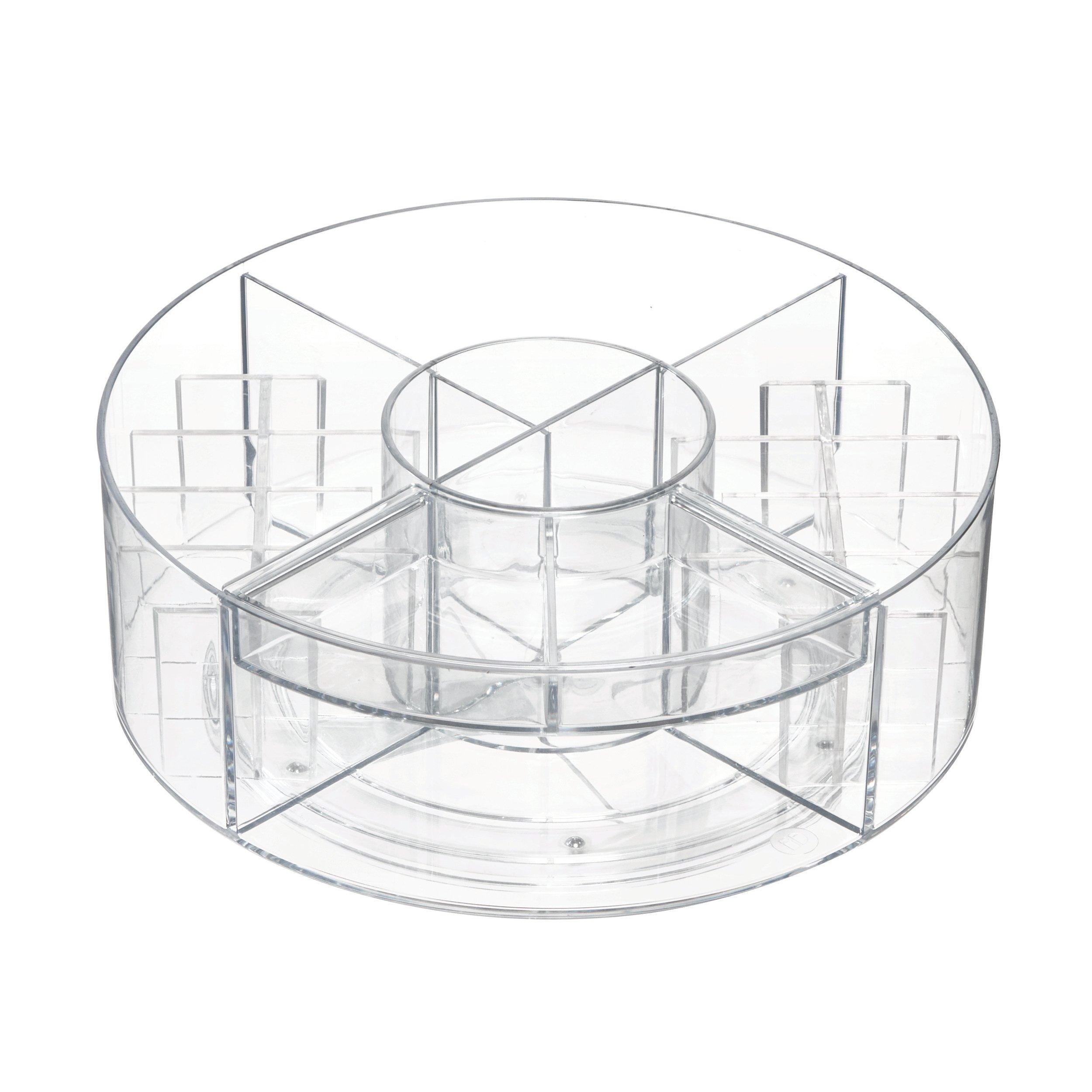 iDesign Rotating Makeup Organizer with Dividers #1