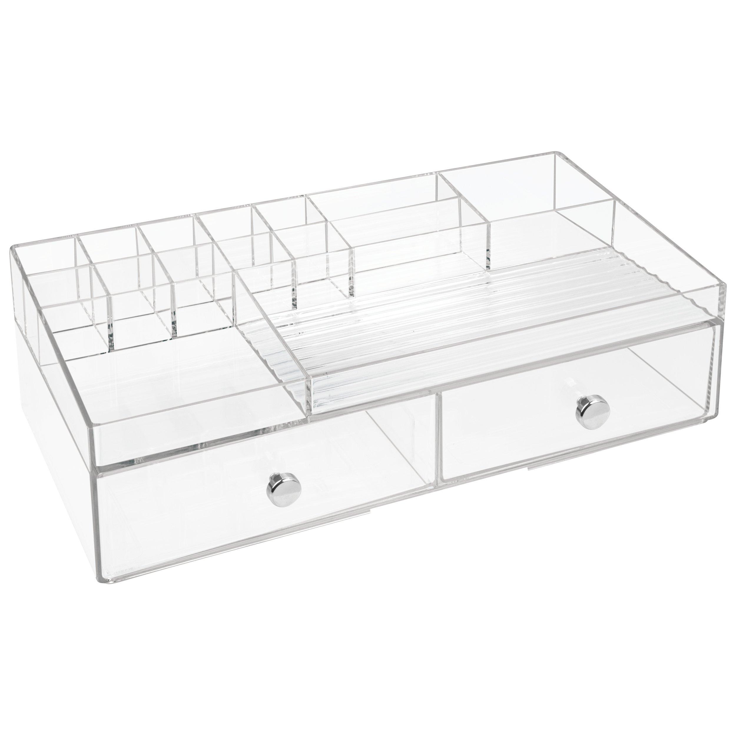 iDesign Divided Makeup Organizer with Drawers for Bathroom Countertop #1