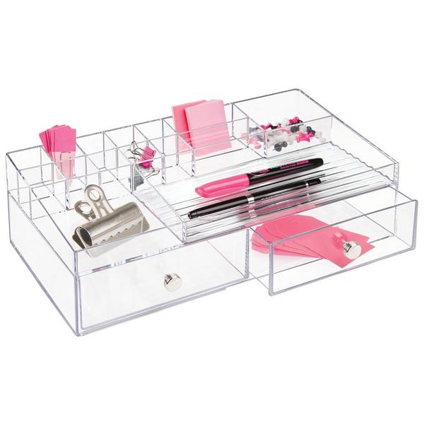 iDesign Divided Makeup Organizer with Drawers for Bathroom Countertop #4
