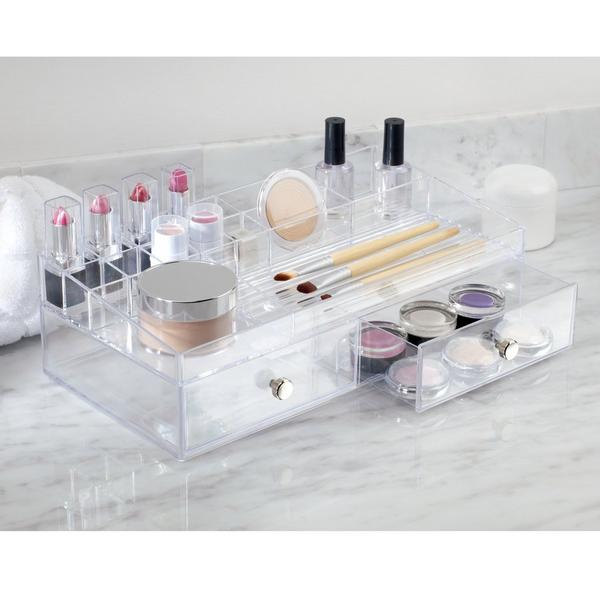 iDesign Divided Makeup Organizer with Drawers for Bathroom Countertop #5