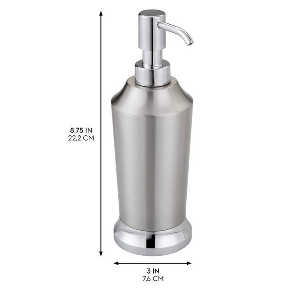 iDesign Brushed Stainless Steel Soap Dispenser #3