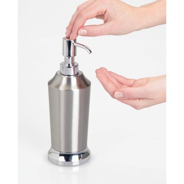 iDesign Brushed Stainless Steel Soap Dispenser #5