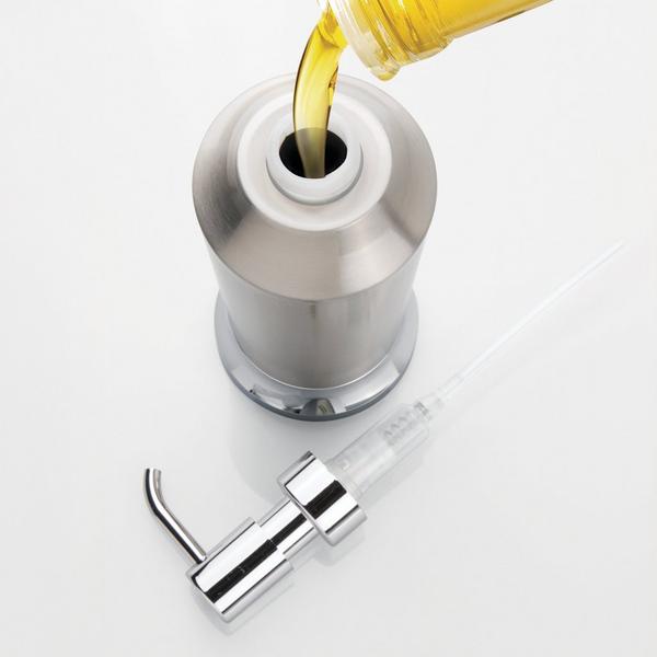 iDesign Brushed Stainless Steel Soap Dispenser #7