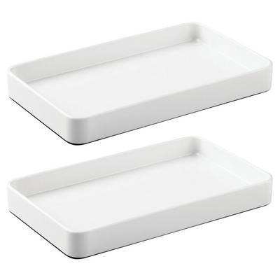 iDesign Steel Bathroom Vanity Tray