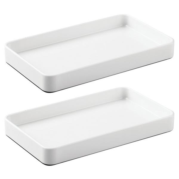 iDesign Steel Bathroom Vanity Tray #1