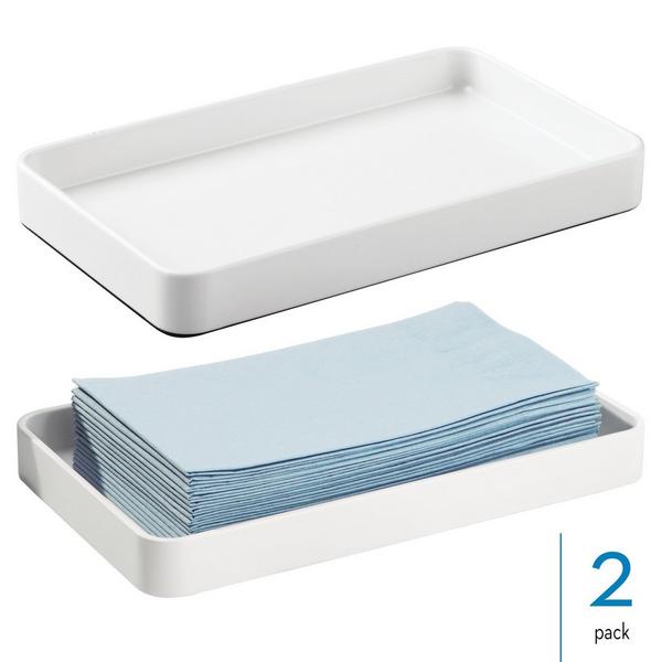 iDesign Steel Bathroom Vanity Tray #3