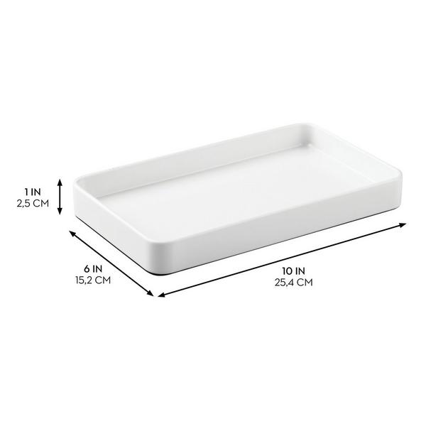 iDesign Steel Bathroom Vanity Tray #4