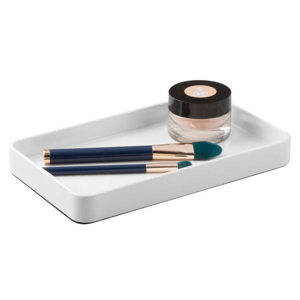 iDesign Steel Bathroom Vanity Tray #5