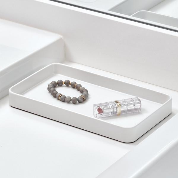 iDesign Steel Bathroom Vanity Tray #6