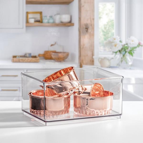 iDesign Medium Shallow Organizer Bin #6