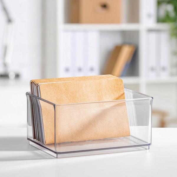 iDesign Medium Shallow Organizer Bin #8