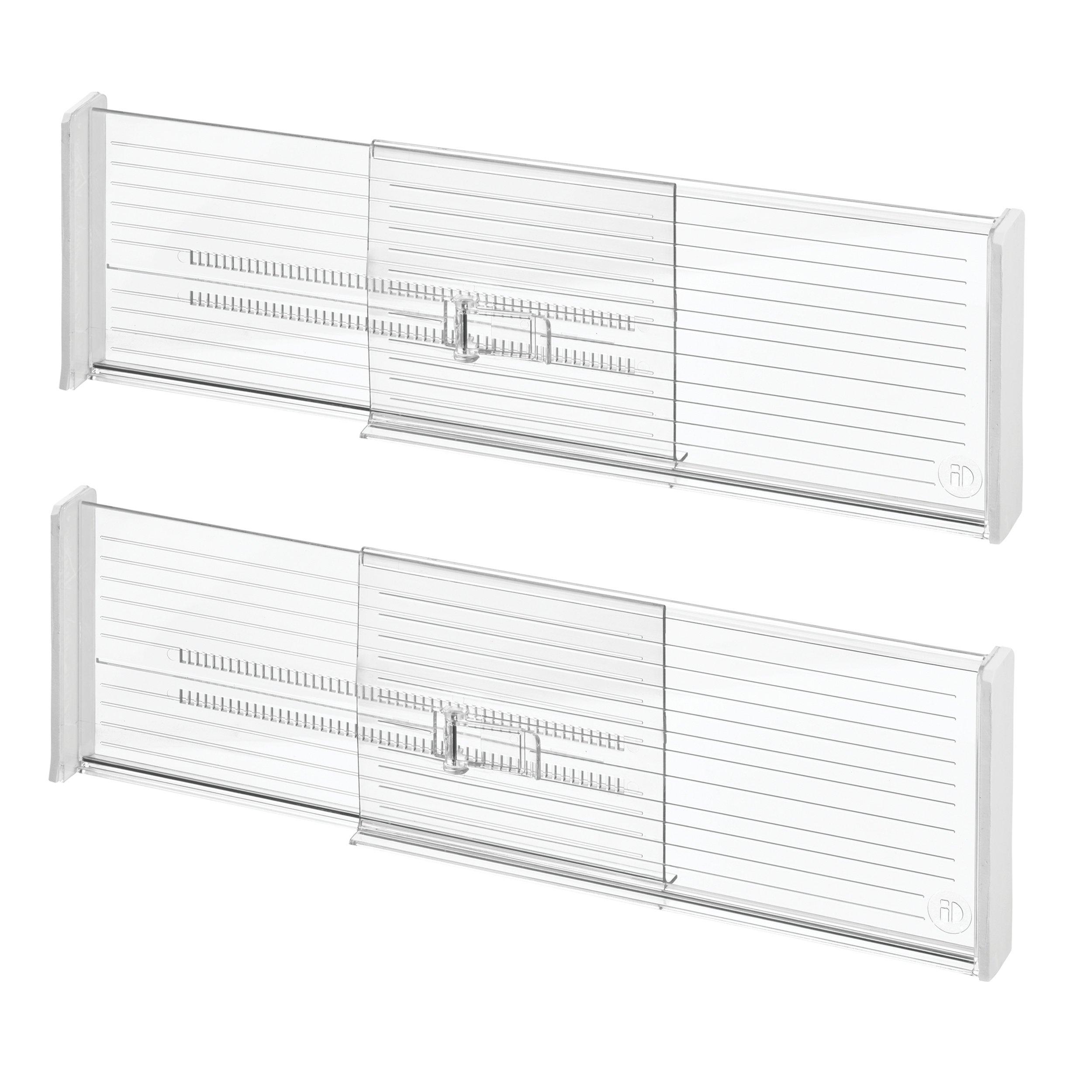 iDesign Plastic Adjustable Drawer Dividers #1