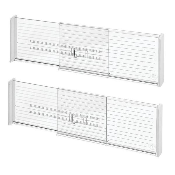 iDesign Plastic Adjustable Drawer Dividers #1