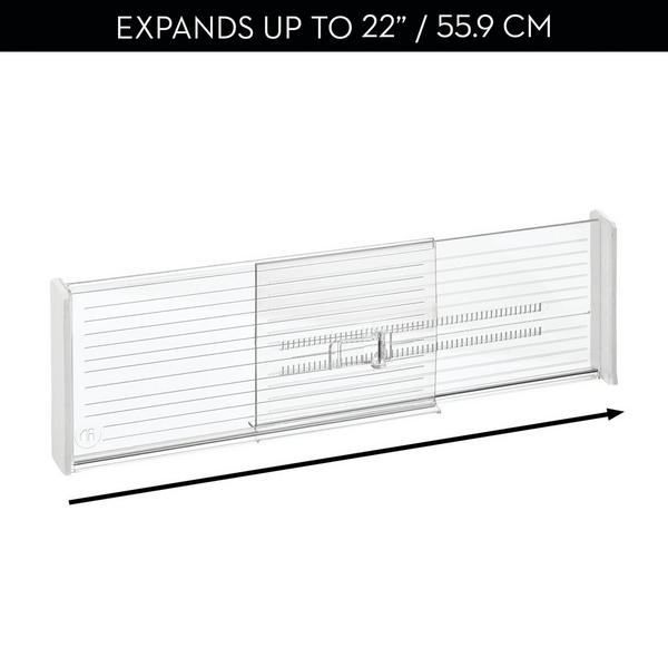 iDesign Plastic Adjustable Drawer Dividers #3