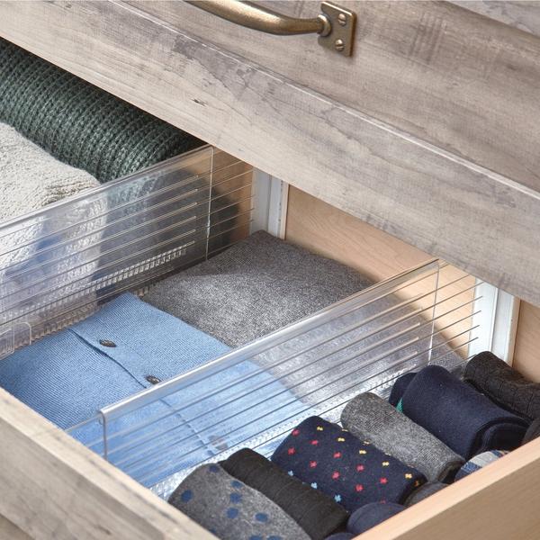 iDesign Plastic Adjustable Drawer Dividers #5