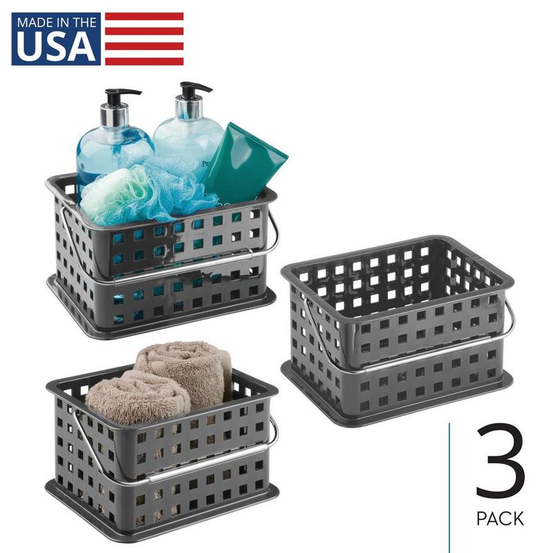 iDesign - Grey Small Stackable Shower Caddy Basket | Ulta Beauty