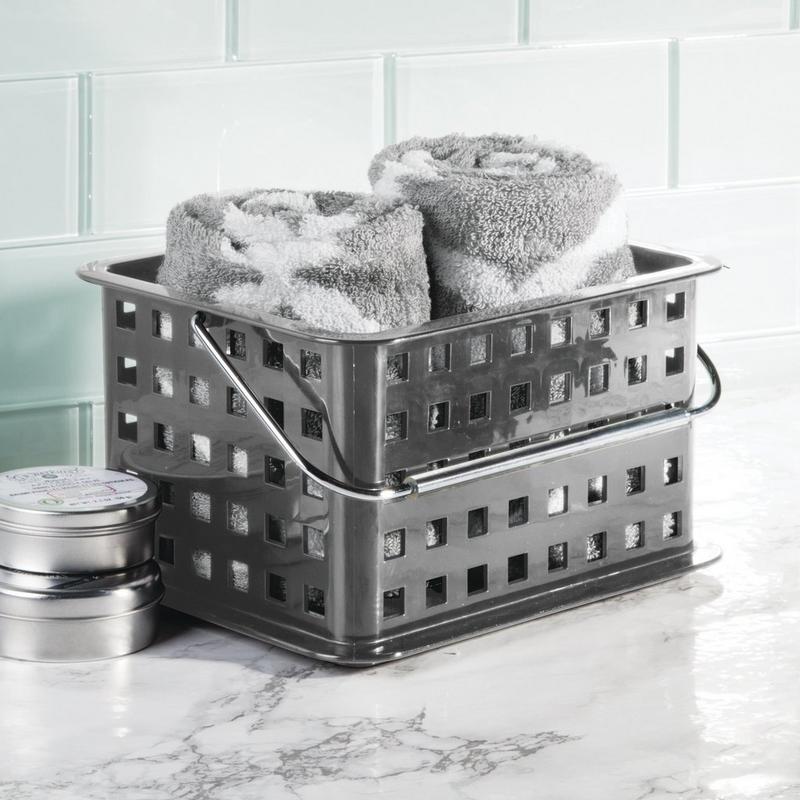 iDesign - Grey Small Stackable Shower Caddy Basket | Ulta Beauty