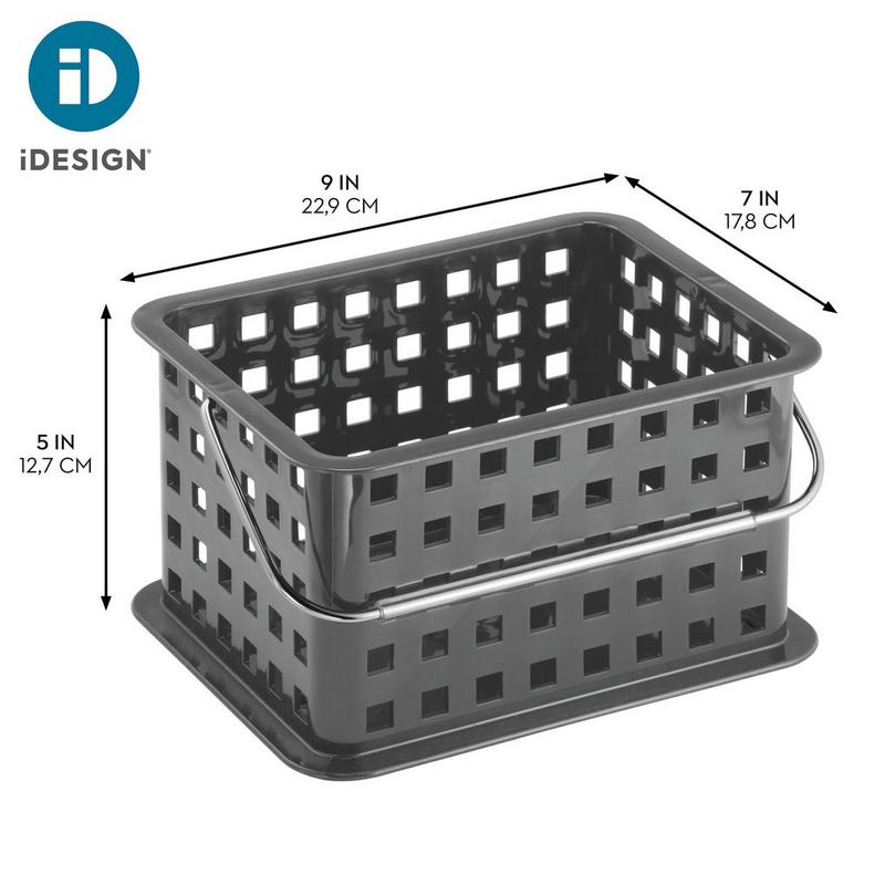 iDesign - Grey Small Stackable Shower Caddy Basket | Ulta Beauty