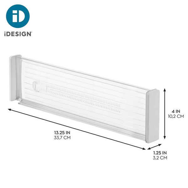 iDesign Plastic Adjustable Deep Drawer Divider Set #3