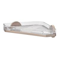 Self-Adhesive Corner Shower Shelf with Razor Holder