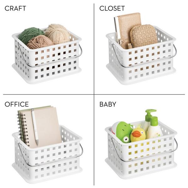 iDesign Small Stackable Shower Caddy Basket #9